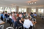 Lunch at Visingsö ferry terminal