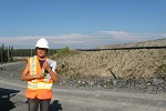 Mine rock waste revegetation