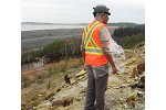 Gold mine tailings pond