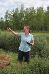 Laura Poppy in field trial