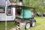 Outdoor pizza oven