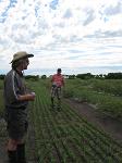 Ron Gares and Raju S in field