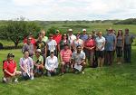 Field tour group and friends